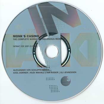 3CD/Coffret Alexander von Schlippenbach: Monk's Casino (The Complete Works Of Thelonious Monk)