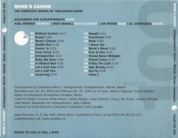 3CD/Coffret Alexander von Schlippenbach: Monk's Casino (The Complete Works Of Thelonious Monk)