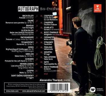 CD Alexandre Tharaud: Autograph