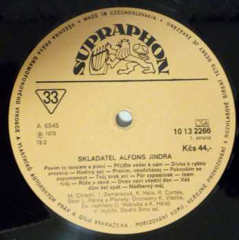LP Alfons Jindra: Skladatel Alfons Jindra