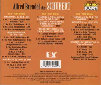 3CD Alfred Brendel: Alfred Brendel Plays Schubert