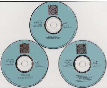 3CD Alfred Brendel: Alfred Brendel Plays Schubert
