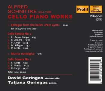 CD Alfred Schnittke: Cello Piano Works