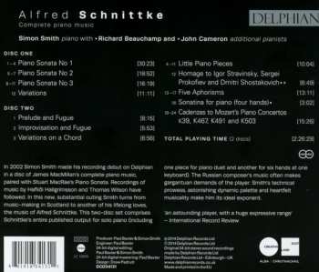 2CD Alfred Schnittke: Complete Piano Music