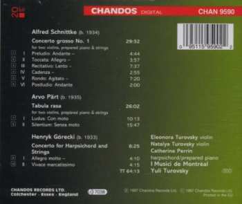 CD Arvo Pärt: Concerto Grosso No. 1 / Tabula Rasa / Harpsichord Concerto