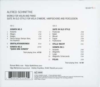 2CD نيسم جلال: Works For Violin And Piano / Suite In Old Style For Viola D'Amore, Harpsichord And Percussion