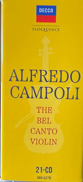 21CD/Coffret Alfredo Campoli: The Bel Canto Violin