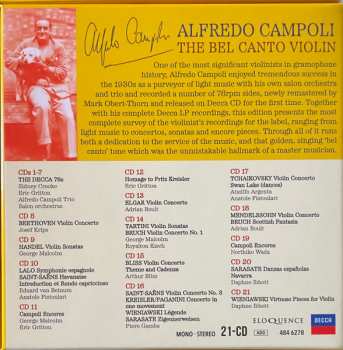 21CD/Coffret Alfredo Campoli: The Bel Canto Violin