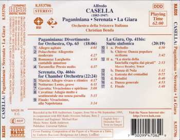 CD Alfredo Casella: Paganiniana: Divertimento For Orchestra / Serenata / La Giara