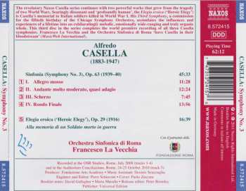 CD Alfredo Casella: Symphony No. 3 / Elegia Eroica