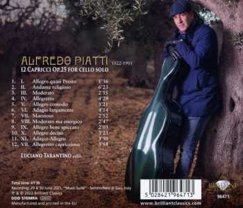 CD Carlo Alfredo Piatti: 12 Capricci For Cello Solo
