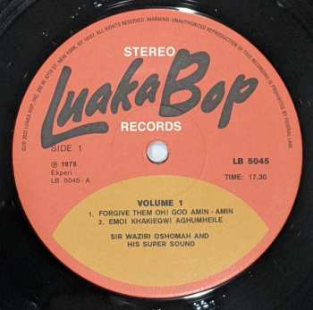 5LP/Coffret Waziri Oshomah: Vol. 1-5 (1978-1984) LTD