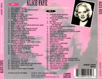 2CD Alice Faye: Got My Mind On Music
