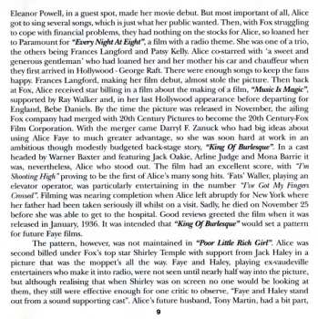2CD Alice Faye: Got My Mind On Music