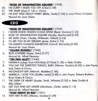 2CD Alice Faye: Got My Mind On Music