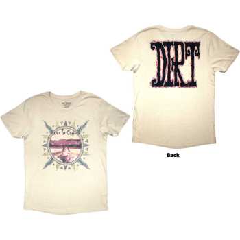 Marchandises Alice In Chains: Alice In Chains Unisex T-shirt: Dirt (back Print) (small) S