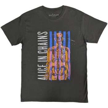 Marchandises Alice In Chains: Alice In Chains Unisex T-shirt: Skeletal (charcoal Grey) (small) S