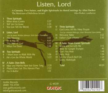 CD Alice Parker: Listen, Lord