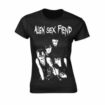 Marchandises Alien Sex Fiend: Tričko Dámské Band Photo L