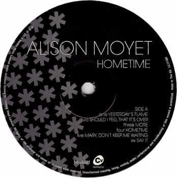 LP Alison Moyet: Hometime