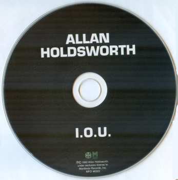 CD Allan Holdsworth: I.O.U.