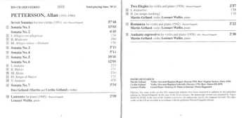 CD Seven Sonatas For Two Violins