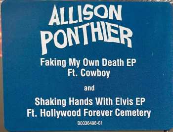 LP Allison Ponthier: Faking My Own Death/Shaking Hands With Elvis CLR