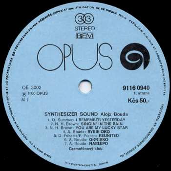 LP Alojz Bouda: Synthesizer Sound