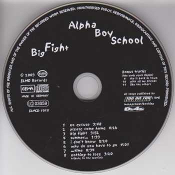 CD Alpha Boy School: Big Fight