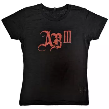 Femmes T-shirt Ab Iii Red Logo Alter Bridge