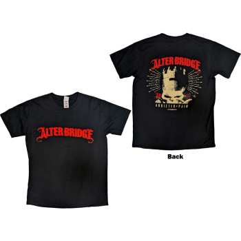 Marchandises Alter Bridge: Alter Bridge Unisex T-shirt: Addicted To Pain (back Print) (small) S