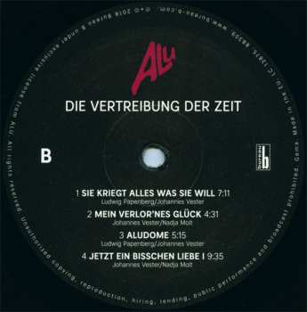 LP Alu: Die Vertreibung Der Zeit