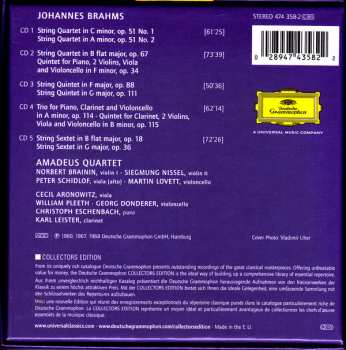 5CD/Coffret Johannes Brahms: Complete String Quartets—Quintets—Sextets 