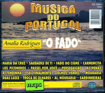 CD Amália Rodrigues: O Fado: Musica Do Portugal  