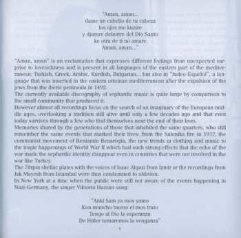 CD Aman Aman: Música I Cants Sefardis D'Orient I Occident