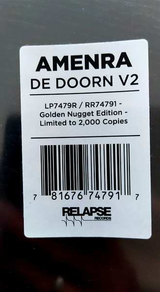 2LP Amenra: De Doorn (Version 2) CLR | LTD