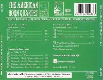 CD American Horn Quartet: 4 X 4