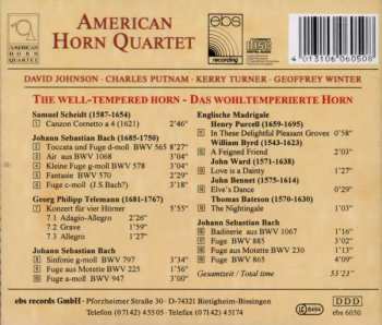 CD American Horn Quartet: The Well-Tempered Horn = Das Wohltemperierte Horn