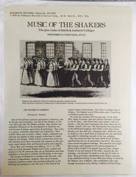 LP Amherst College Glee Club: Music Of The Shakers