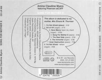 CD Amina Claudine Myers: Song For Mother E