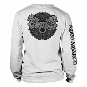 Marchandises Amon Amarth: Tričko S Dlouhým Rukávem Grey Skull (white) S
