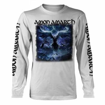 Merch Amon Amarth: T-Shirt à manches longues Raven's Flight (white)