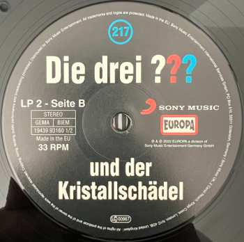 2LP André Marx: Die Drei ??? 217 - Und Der Kristallschädel  LTD