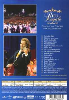 DVD André Rieu: Rieu Royale (Coronation Concert Live In Amsterdam)