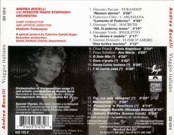 CD Andrea Bocelli: Viaggio Italiano