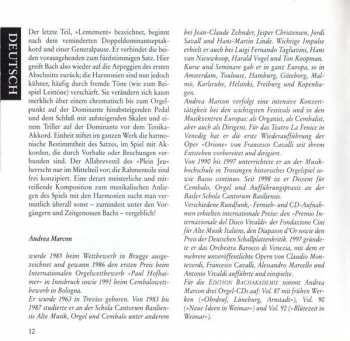 CD Andrea Marcon: New Ideas In Weimar