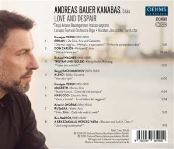 CD Latvian National Symphony Orchestra: Love And Despair