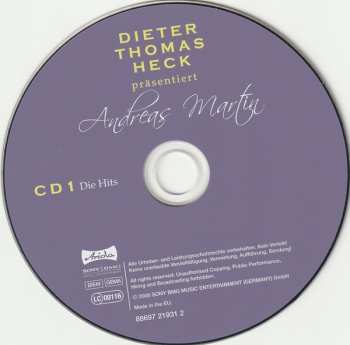2CD Andreas Martin: Dieter Thomas Heck Präsentiert Hautnah - Die Geschichten Meiner Stars