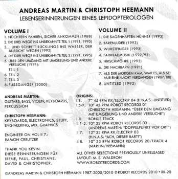 2CD Christoph Heemann: Lebenserinnerungen Eines Lepidopterologen