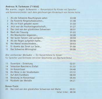 CD Staatsphilharmonie Rheinland-Pfalz: Na Warte, Sagte Schwarte / Die Verlorene Melodie